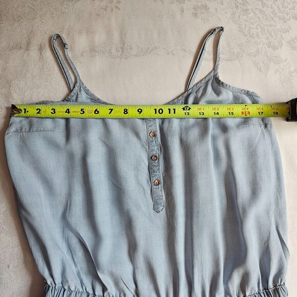 ana Summer Romper in Denim Like Fabric sz M - Picture 9 of 9